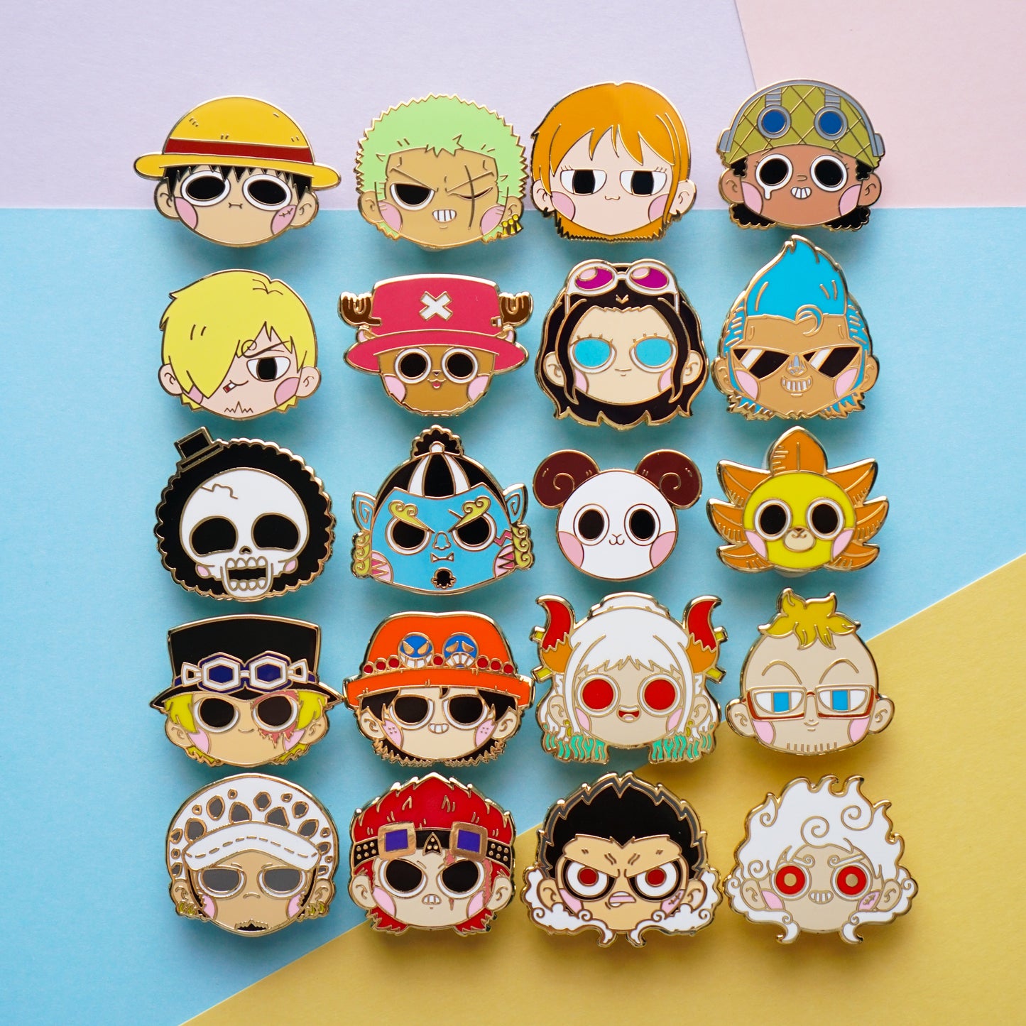 pirate king set - enamel pins
