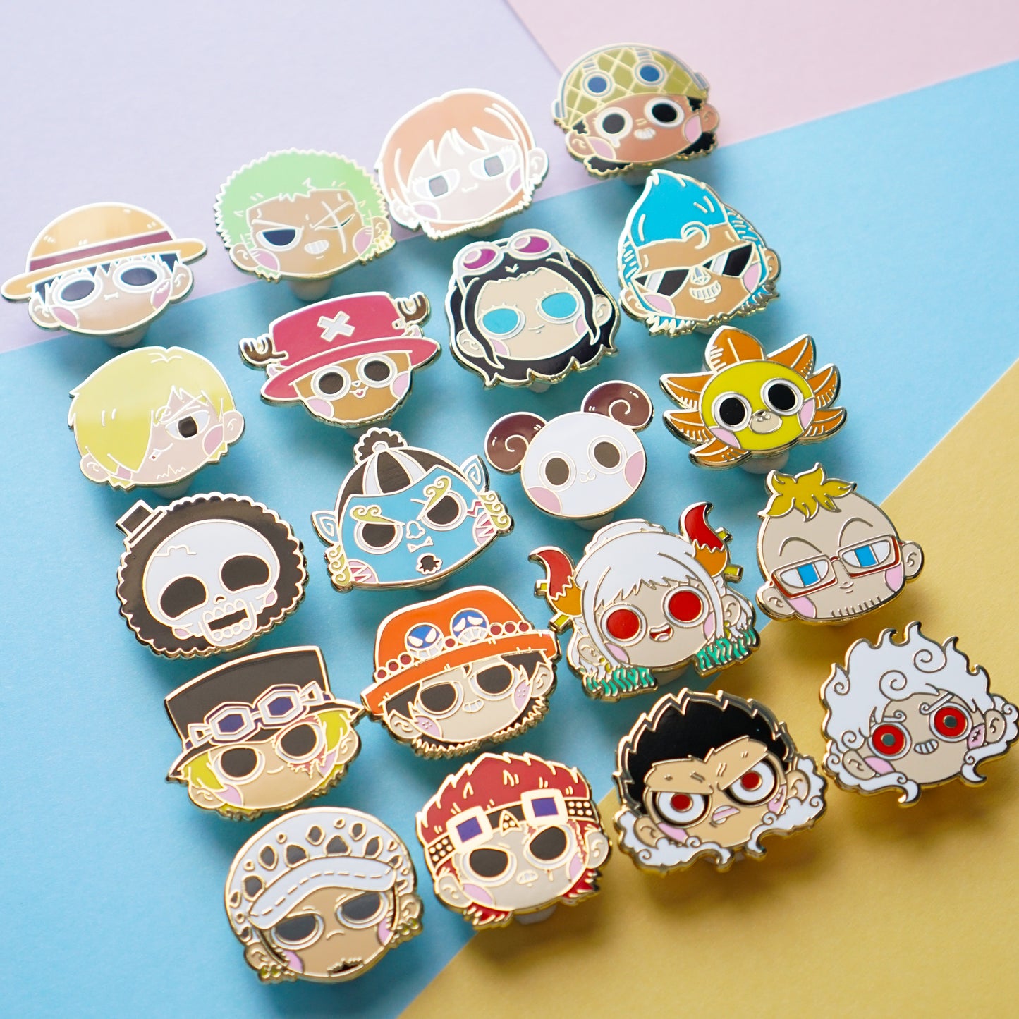 pirate king set - enamel pins
