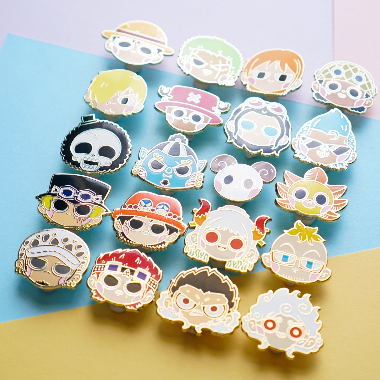 pirate king set - enamel pins