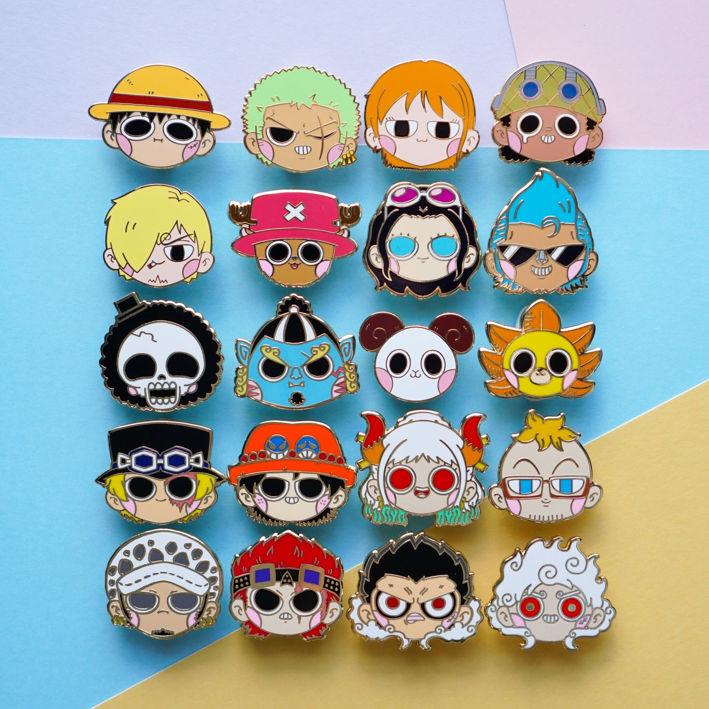 pirate king set - enamel pins