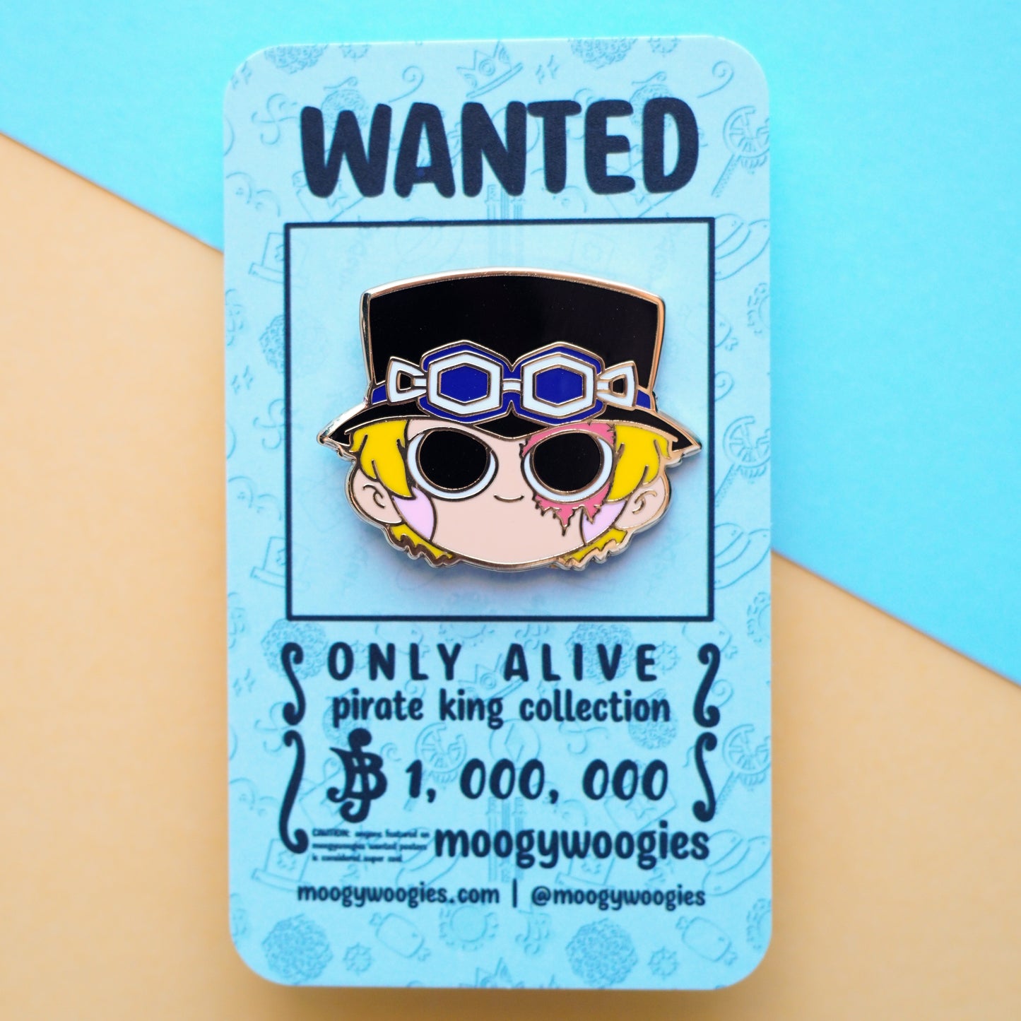 tophat - enamel pin