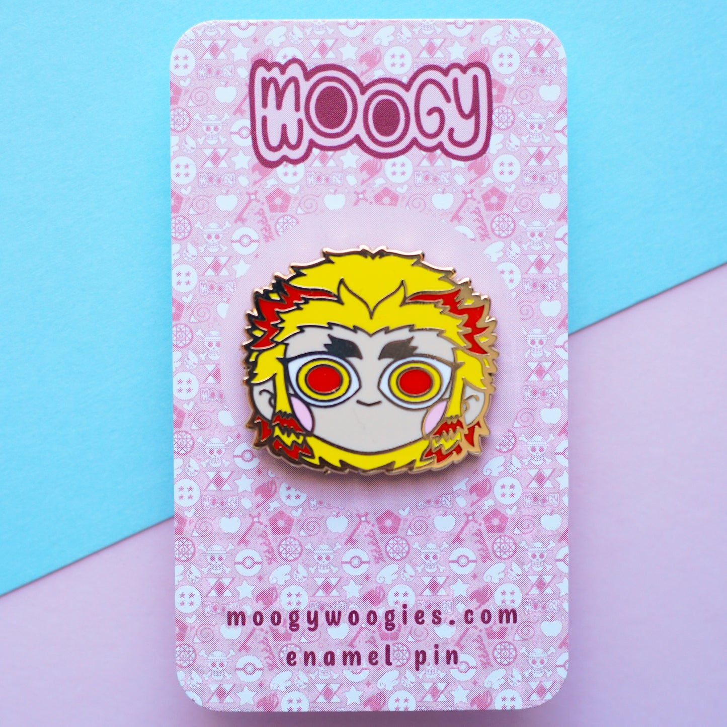 flame - enamel pin