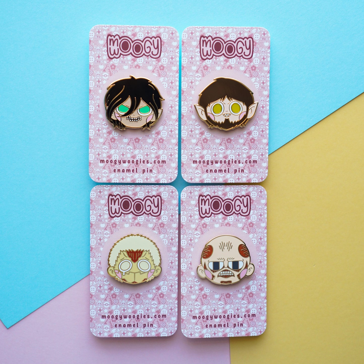 titan shifters set - enamel pins