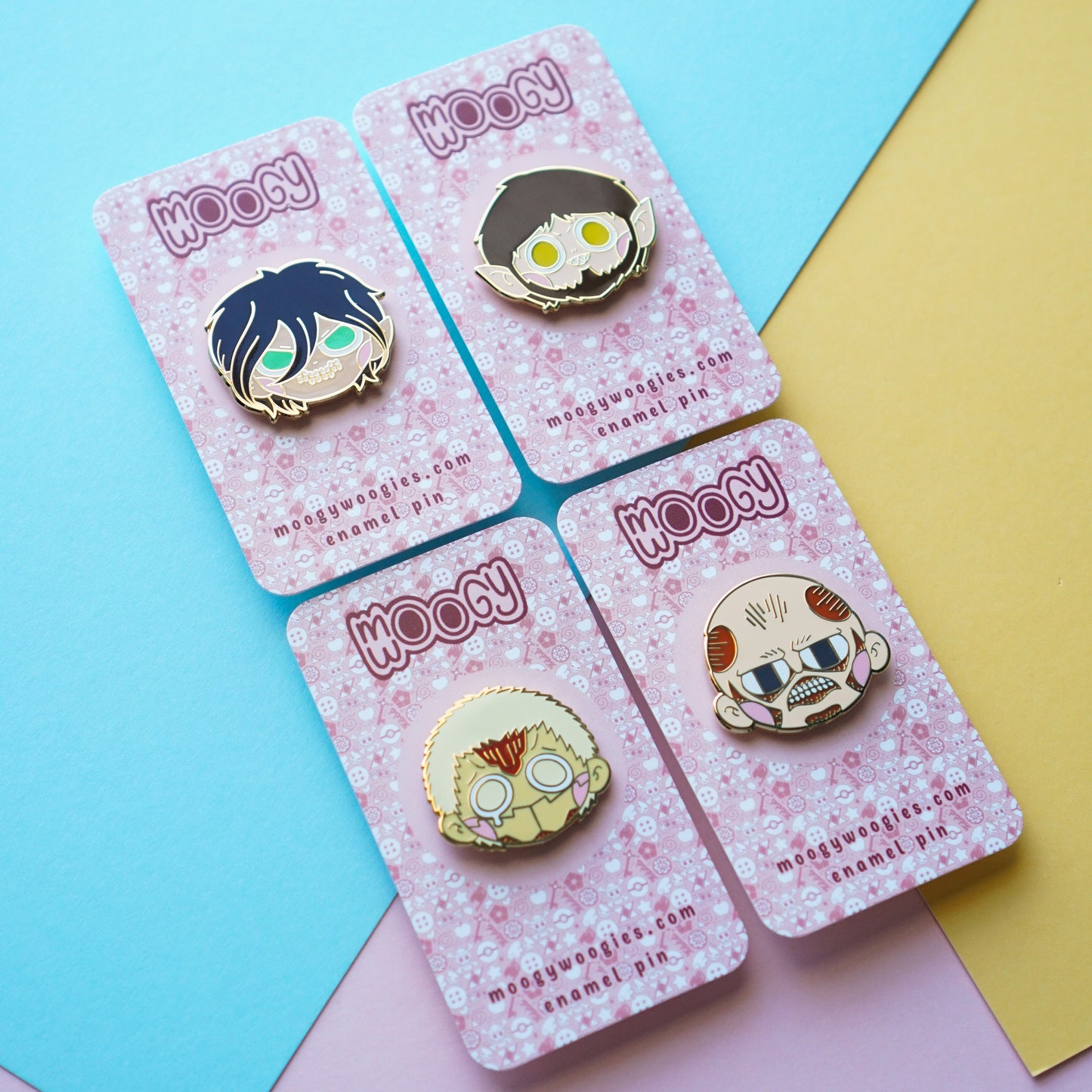 titan shifters set - enamel pins