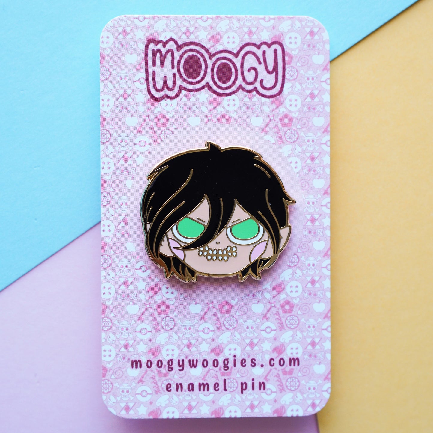 attack - enamel pin