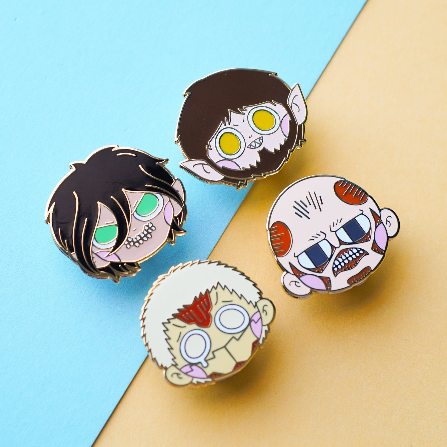 titan shifters set - enamel pins