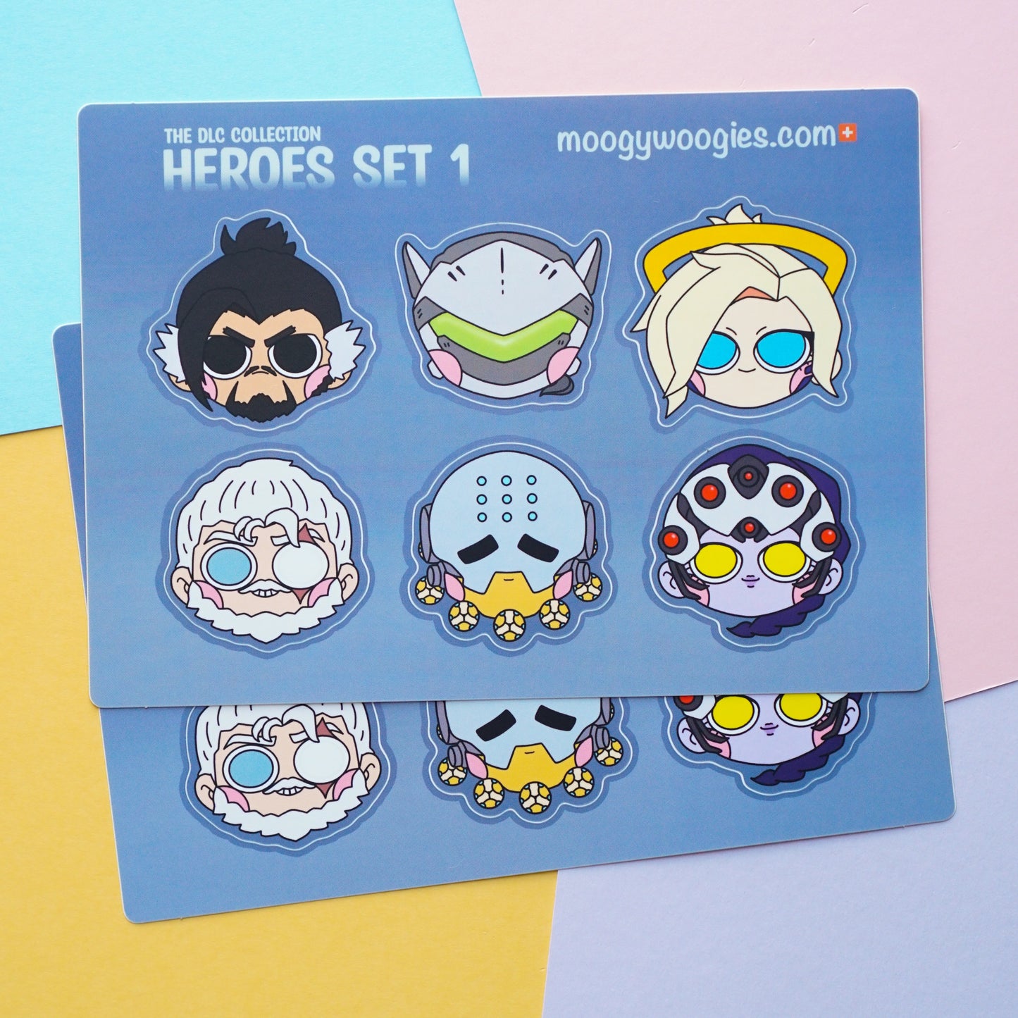 heroes 1 - sticker sheet
