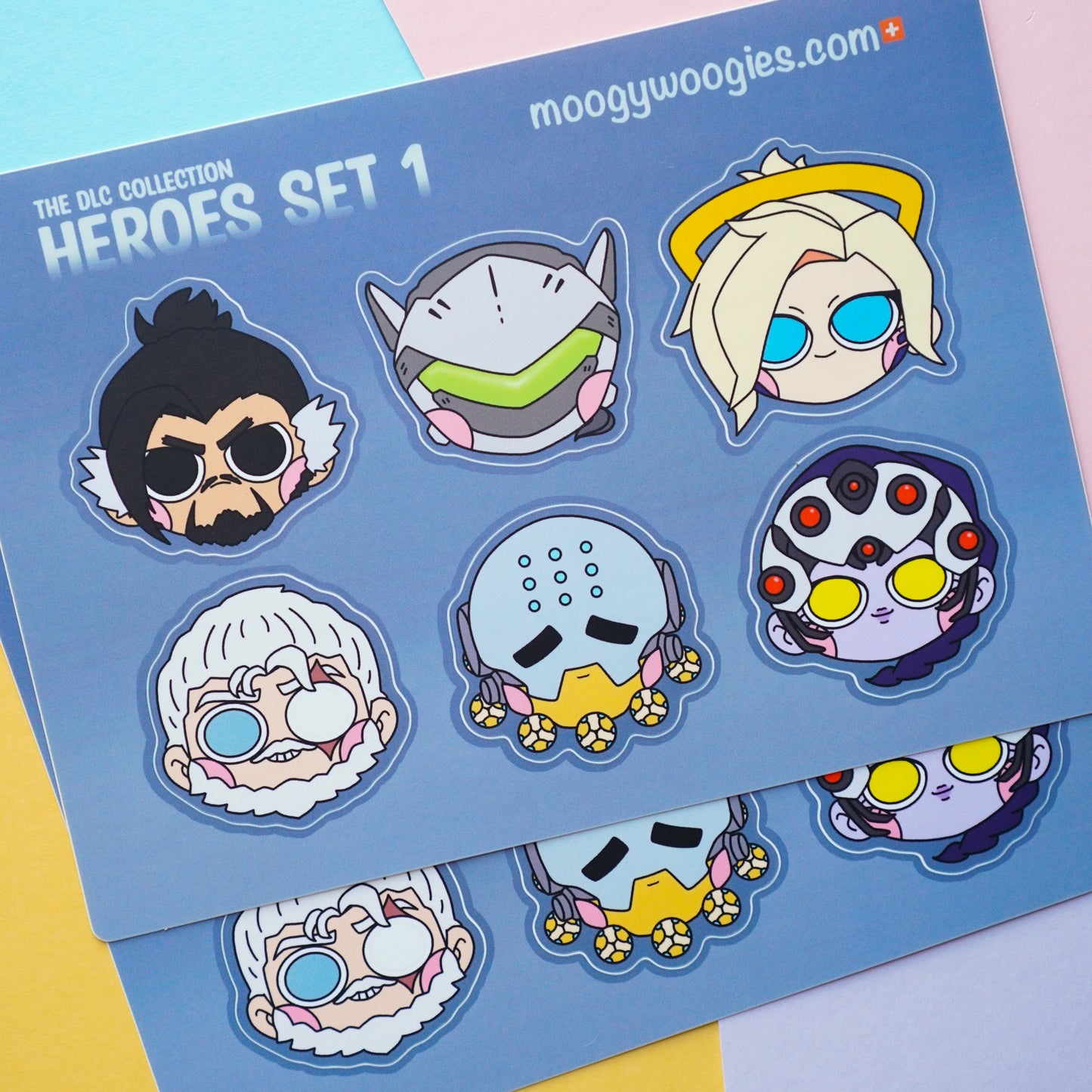 heroes 1 - sticker sheet