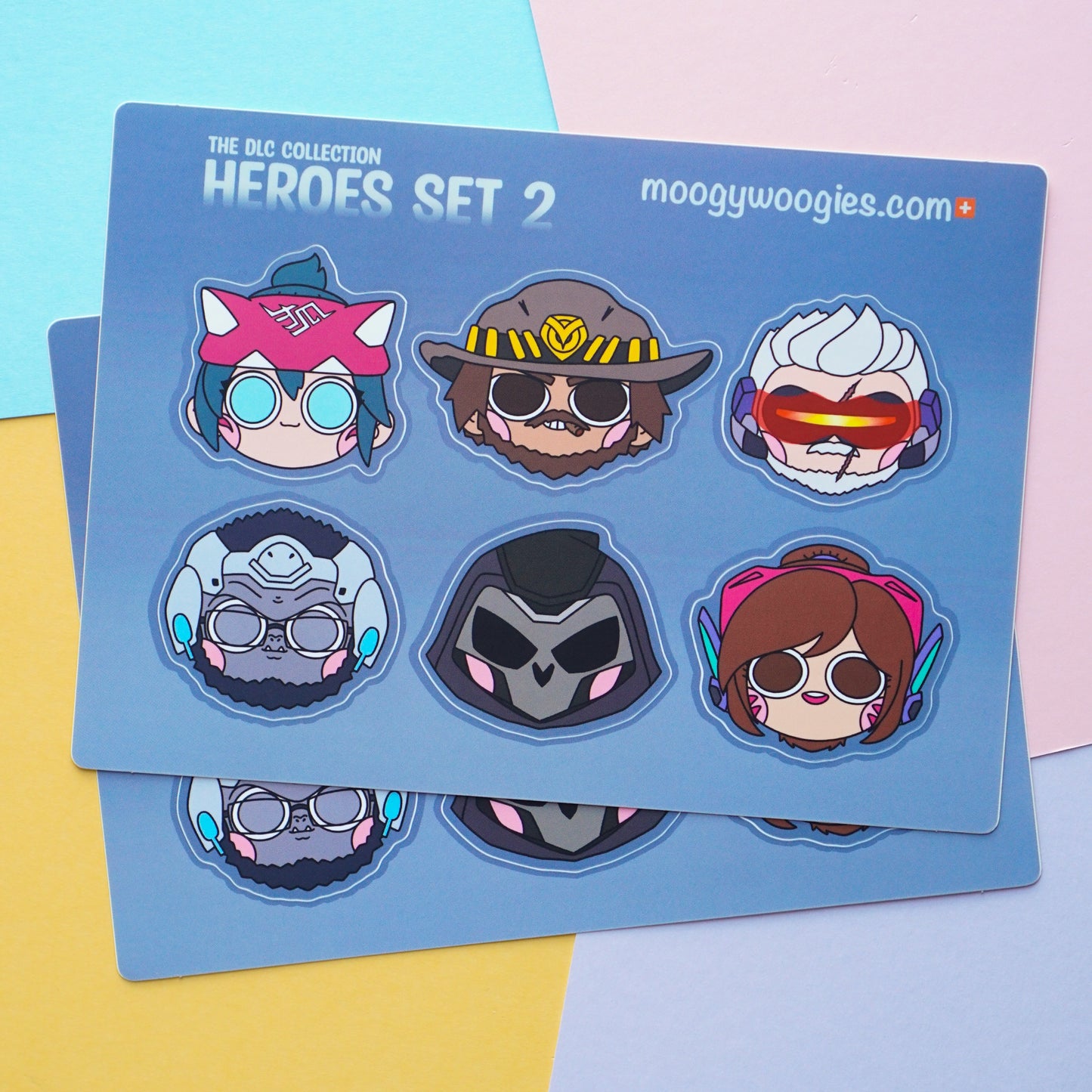 heroes 2 - sticker sheet