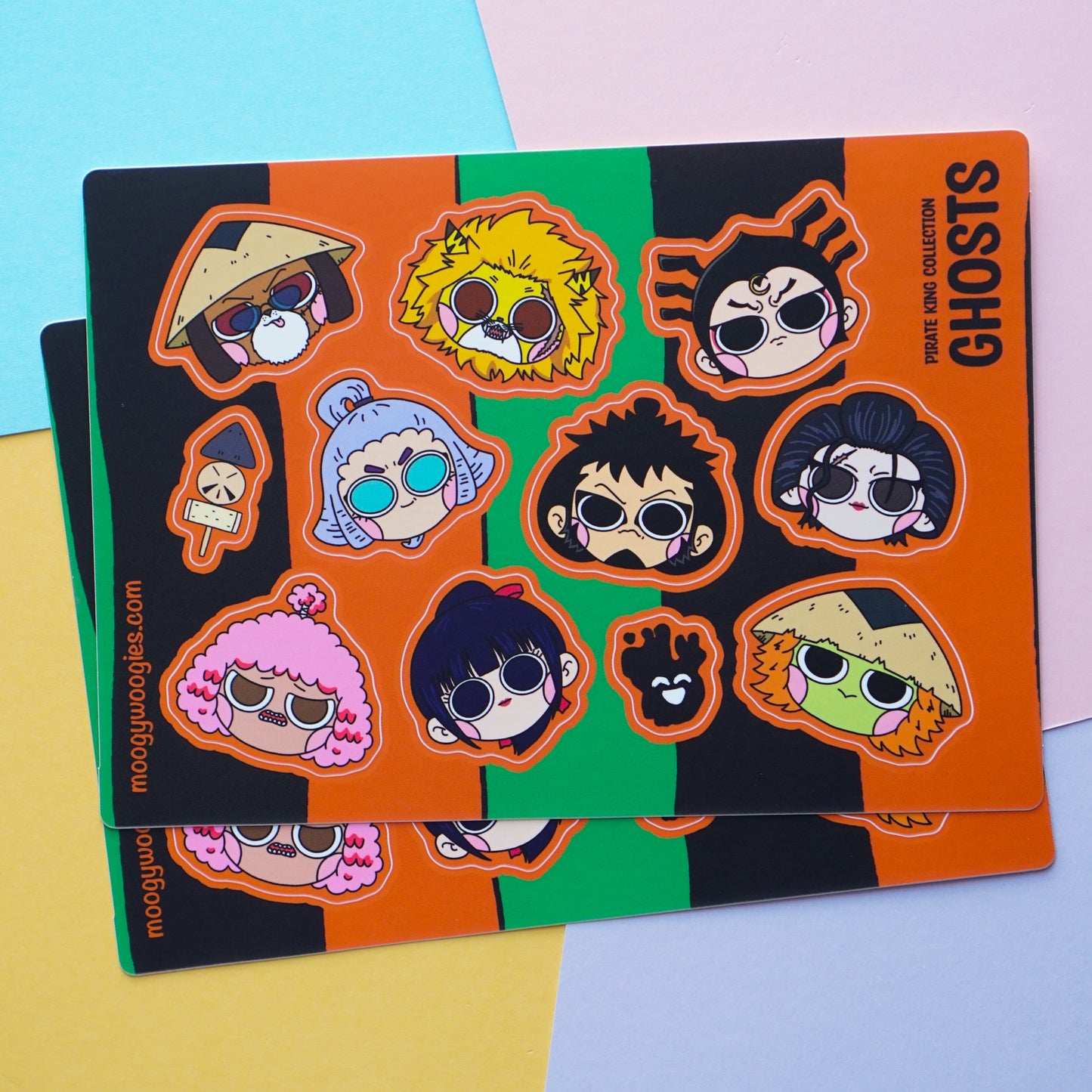 ghosts - sticker sheet