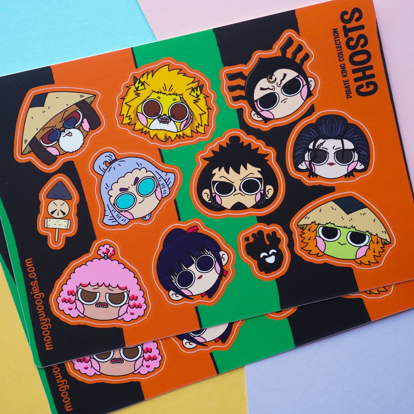 ghosts - sticker sheet