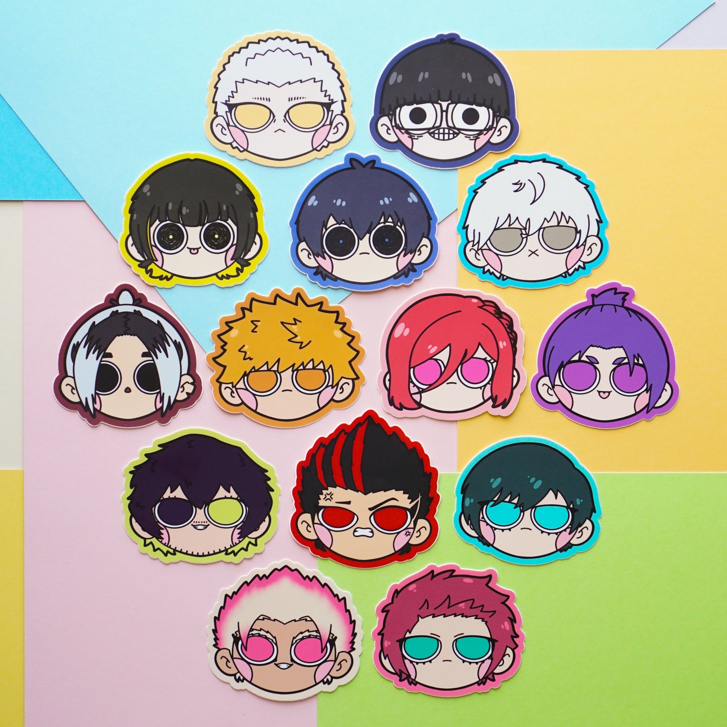 lock off set - vinyl stickers