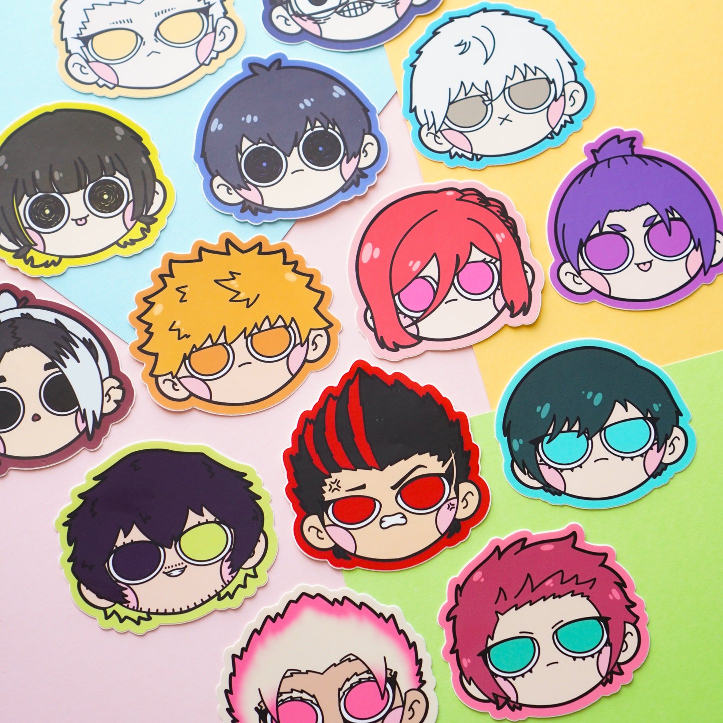 lock off set - vinyl stickers