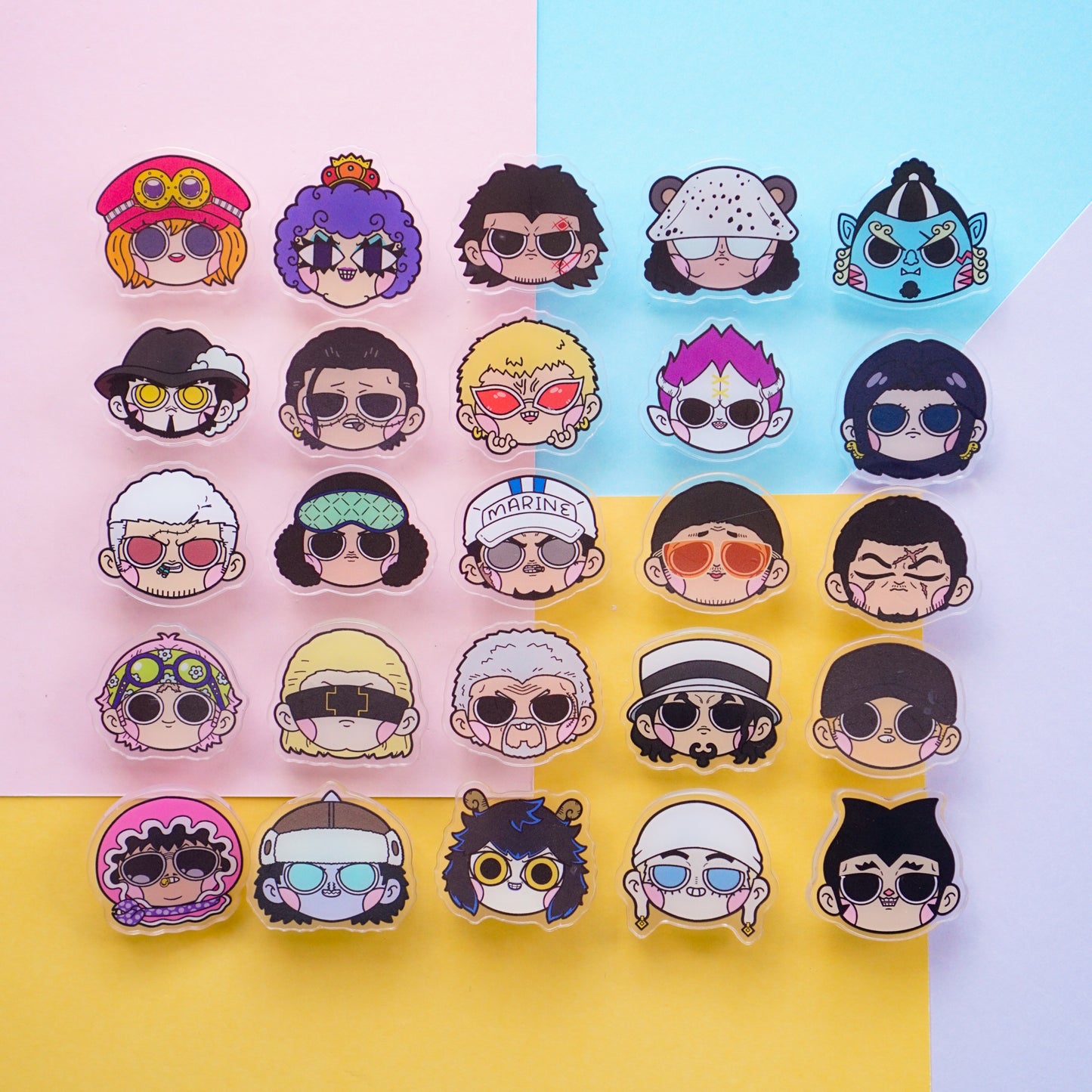 pirate king acrylic pin - series 2