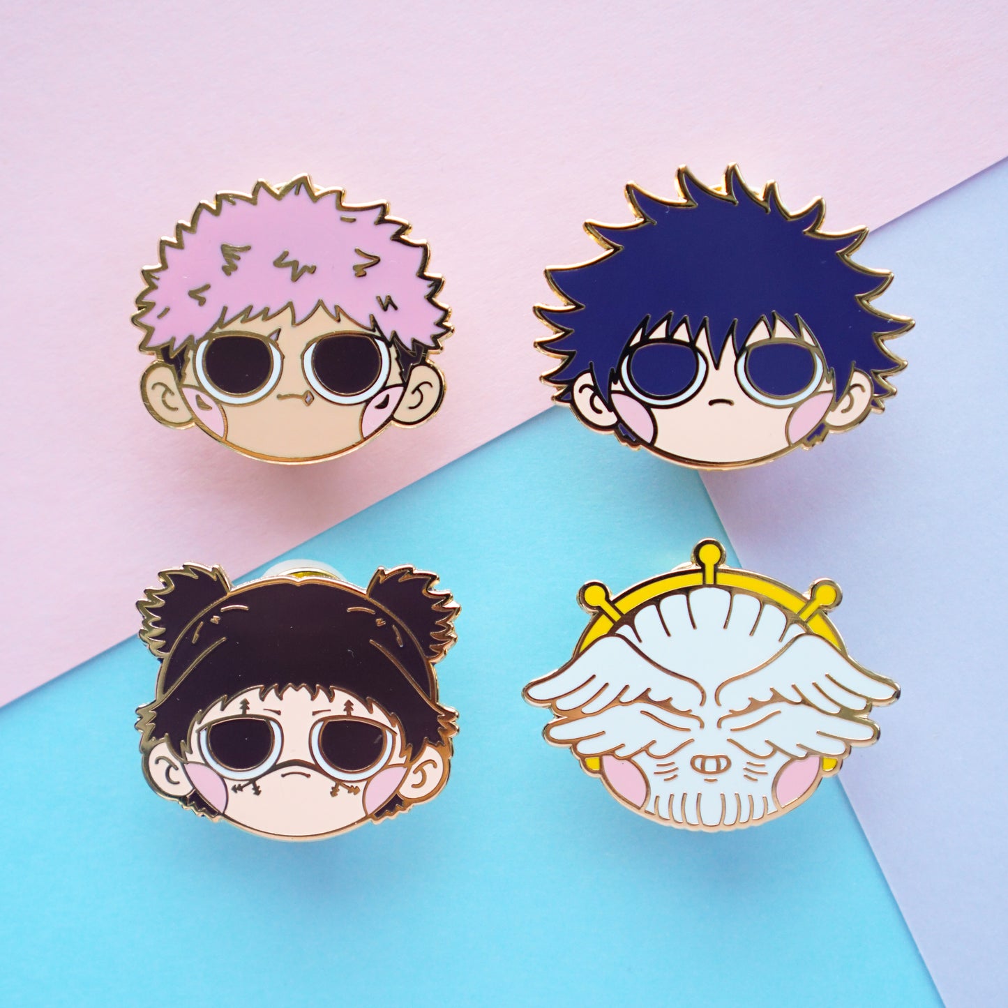 with this treasure, i summon - enamel pin
