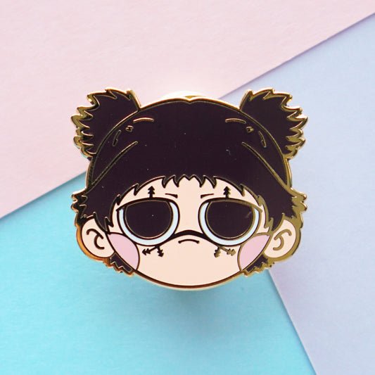 don't d!e, okay - enamel pin