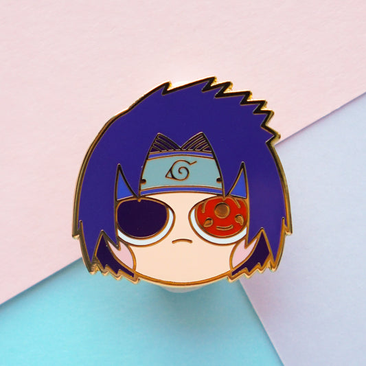 edgy - enamel pin