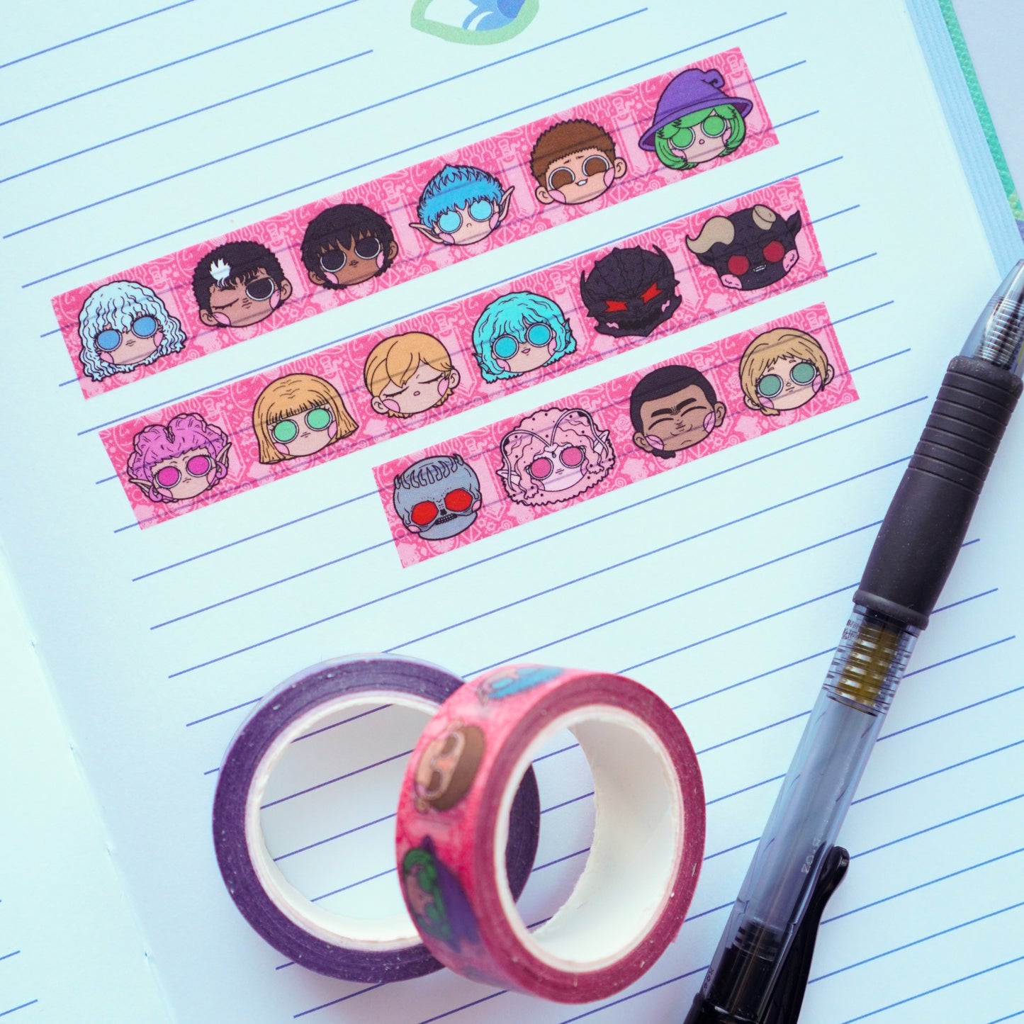 eclipse - washi tape