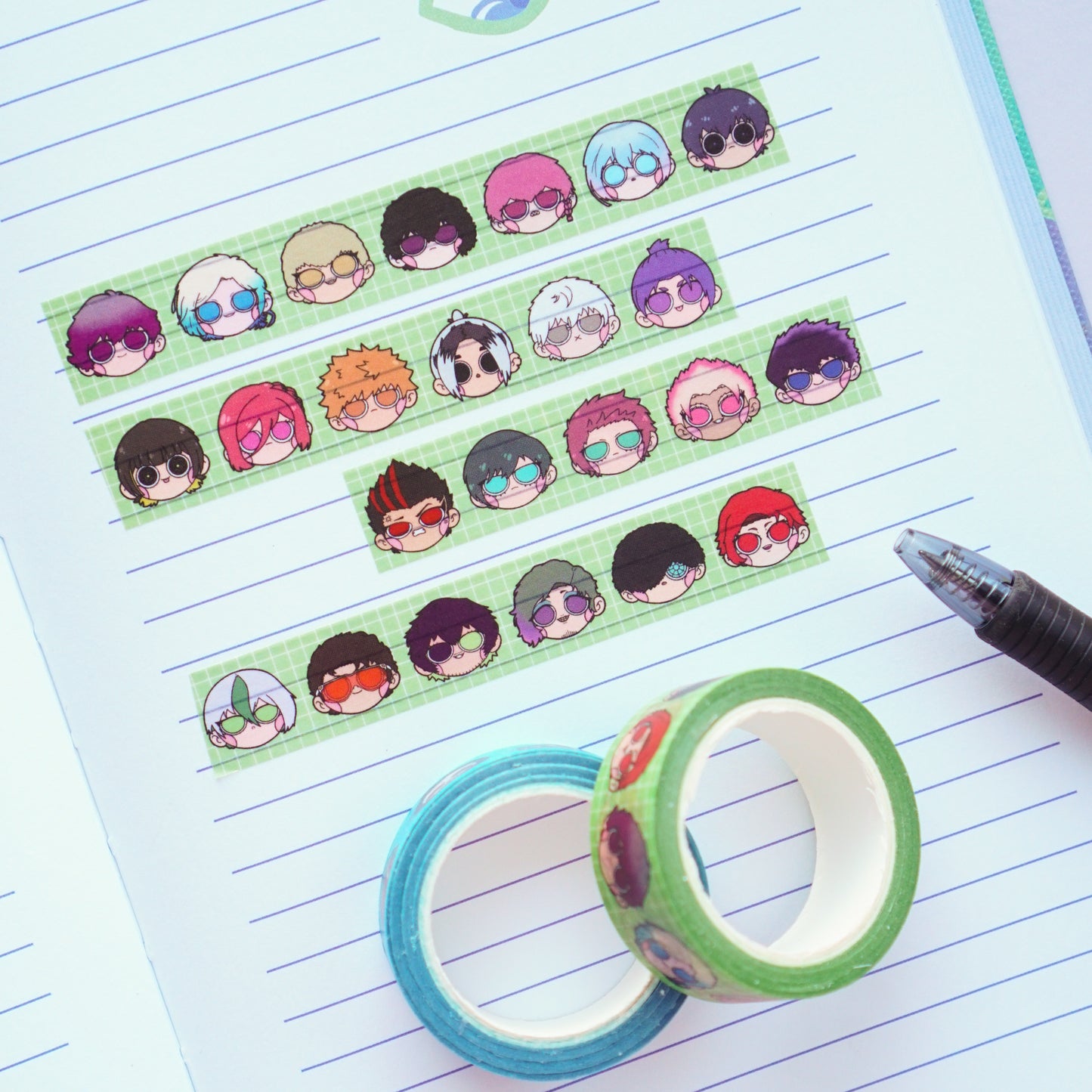lock off - washi tape