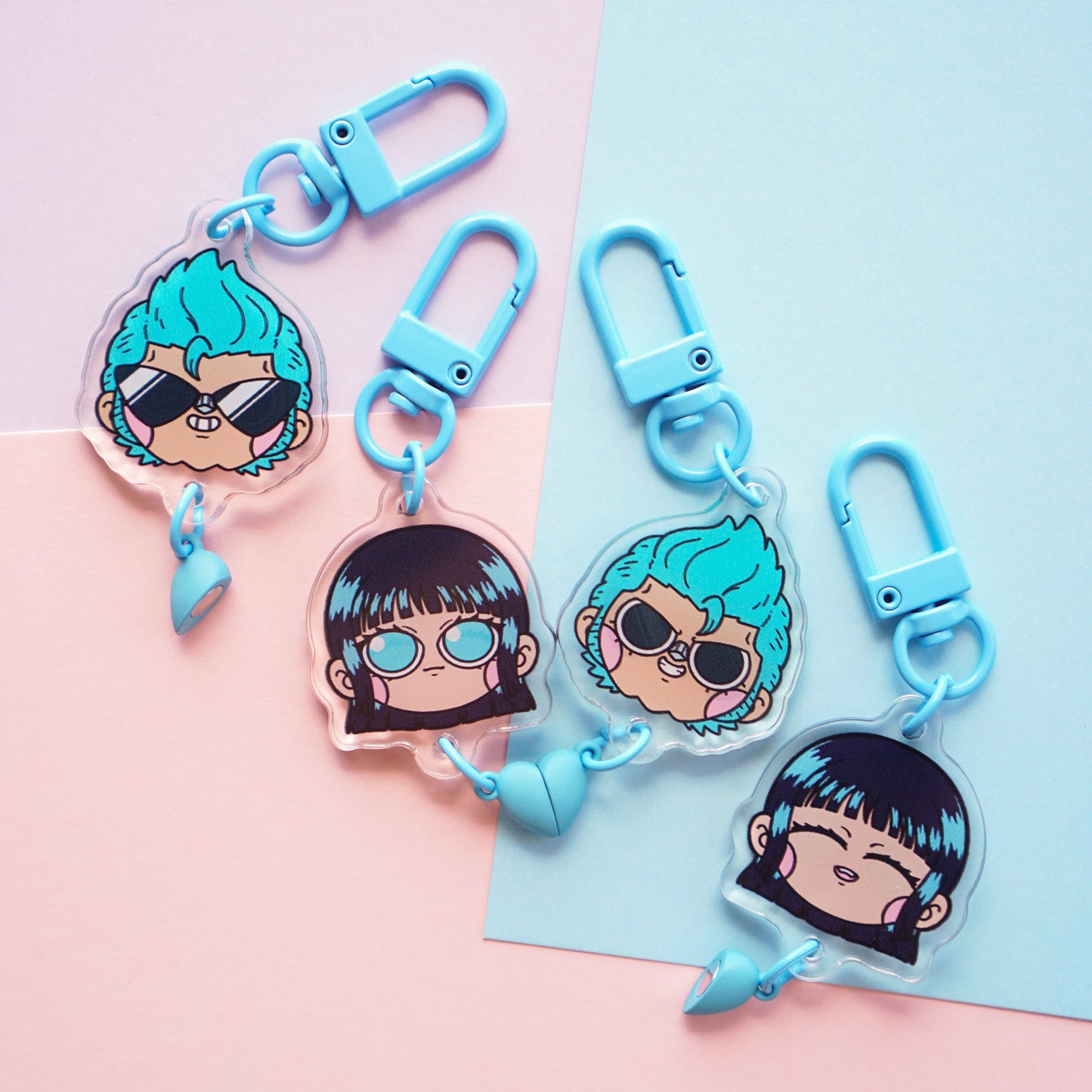 canon - heart charm pair