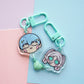 journey - heart charms pair