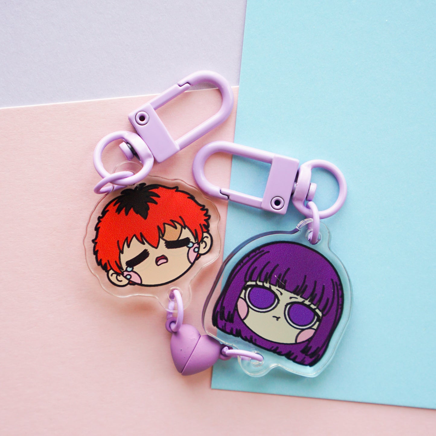 beyond - heart charm pair