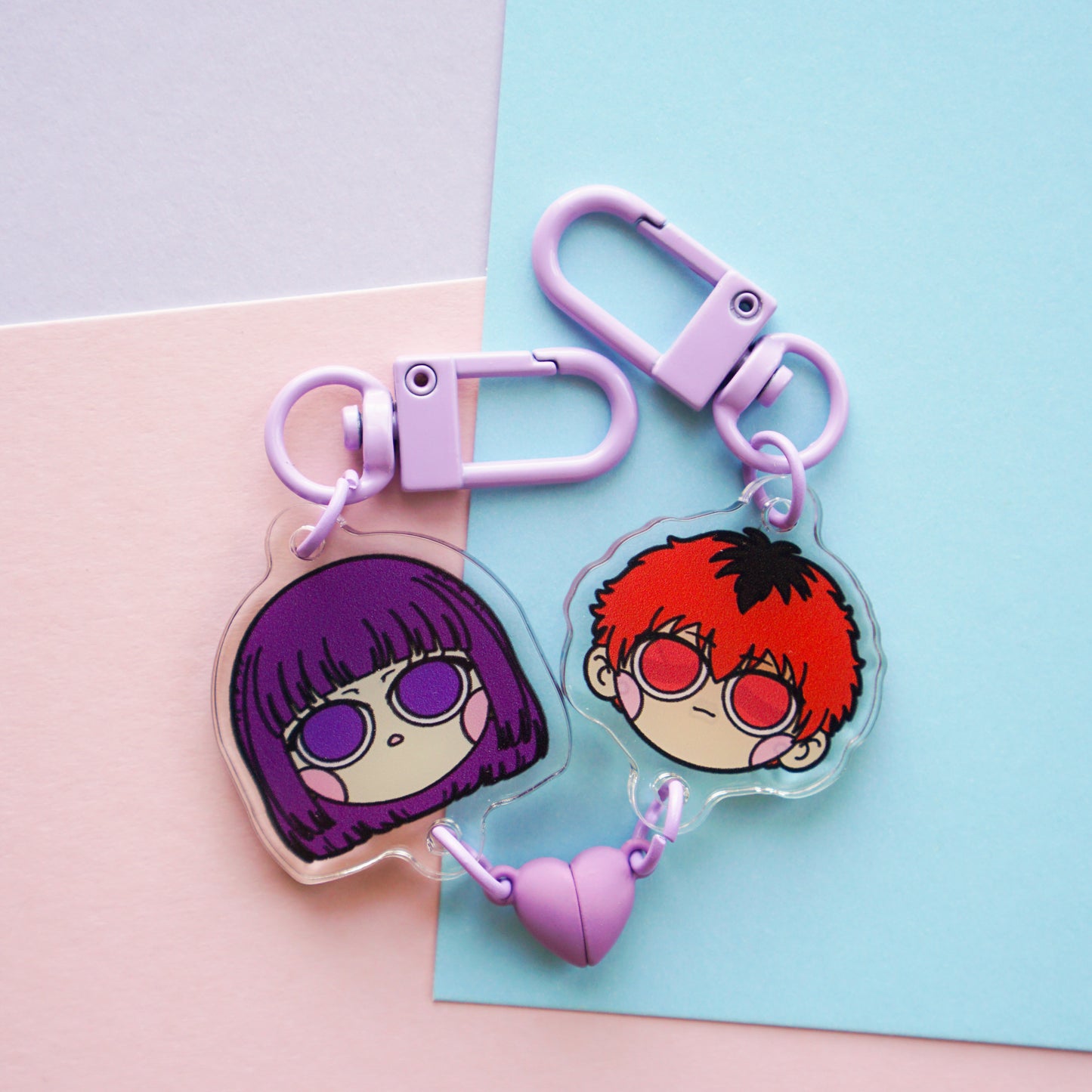 beyond - heart charm pair