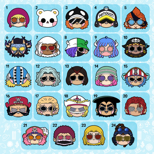 pirate king acrylic pin - series 3