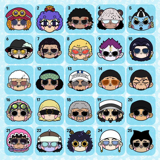 pirate king acrylic pin - series 2