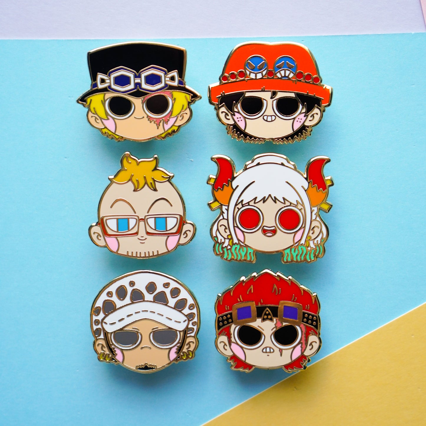 buddies set - enamel pins