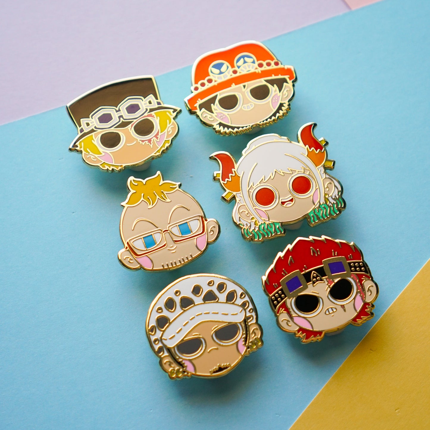 buddies set - enamel pins