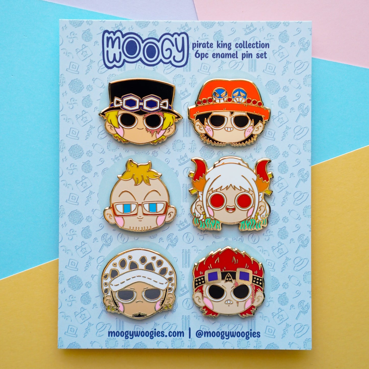 buddies set - enamel pins