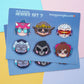 heroes 2 - sticker sheet