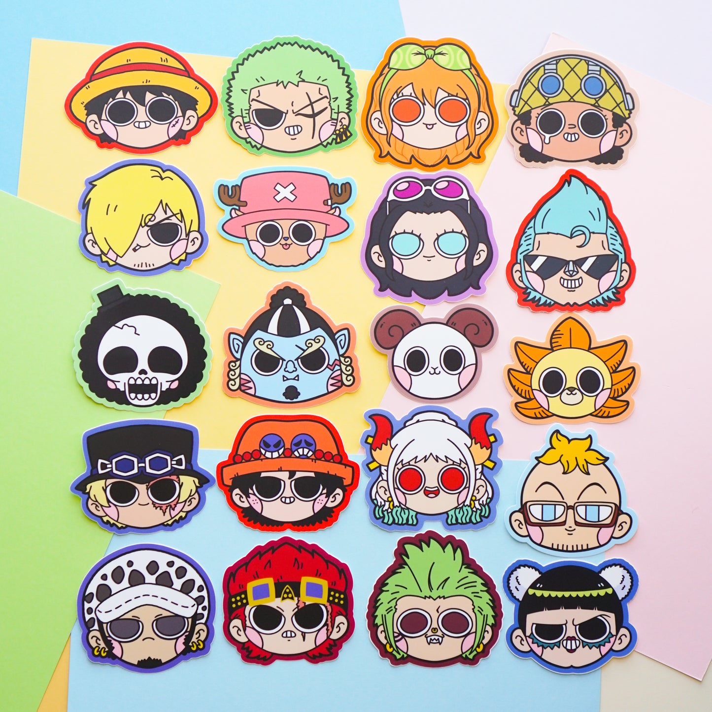 pirate king set - vinyl stickers