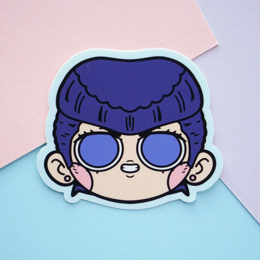 pompadour - vinyl sticker