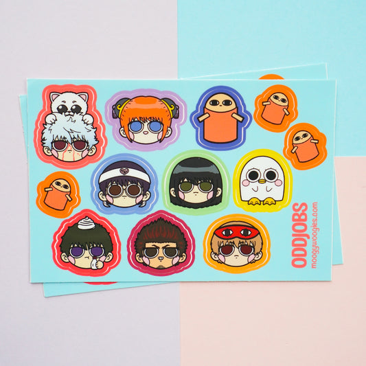 oddjobs - sticker sheet