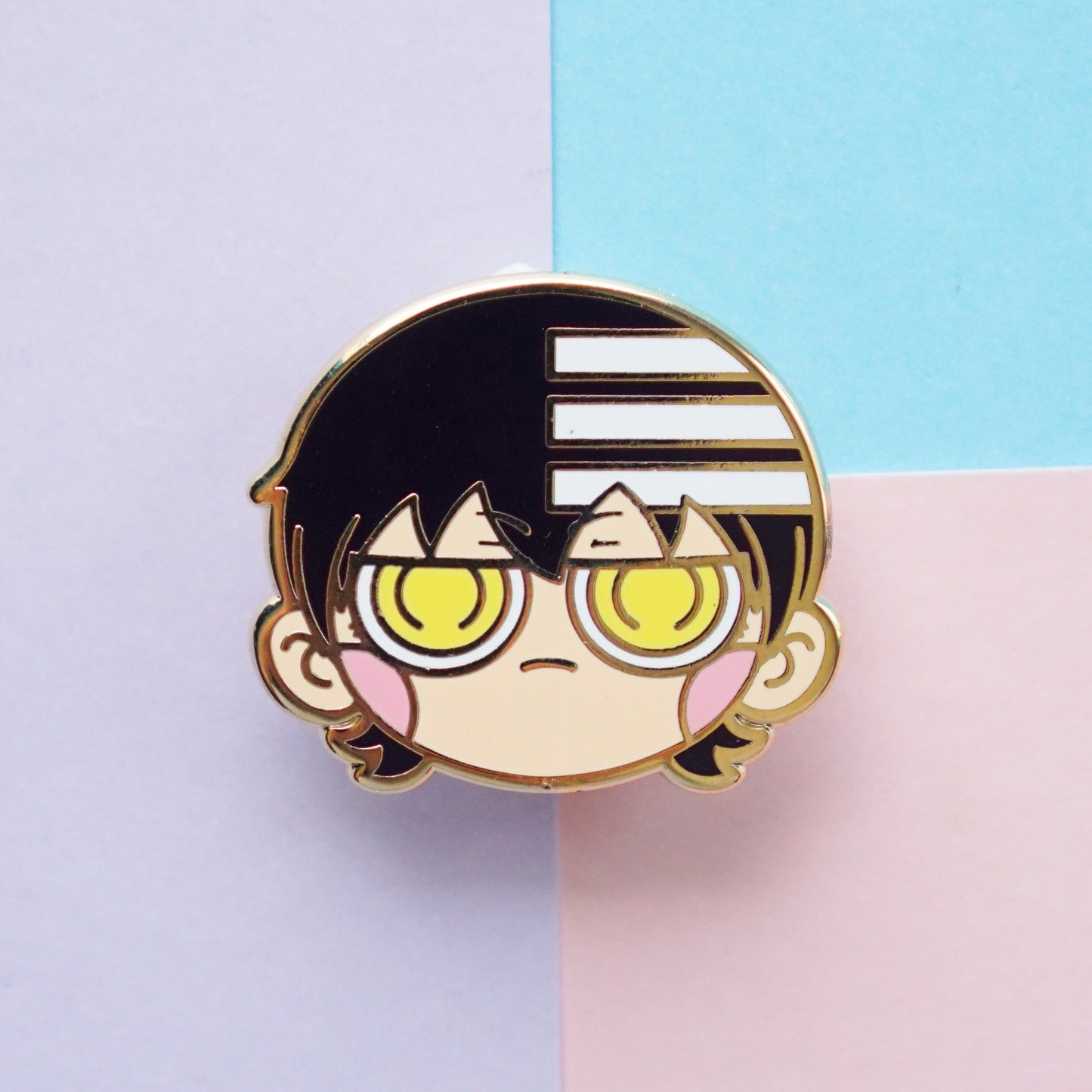 symmetry - enamel pin