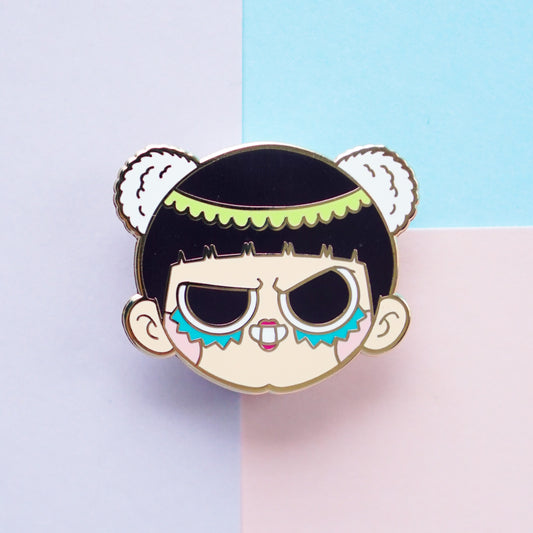 okama - enamel pin