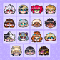 trash pandas - mini charms